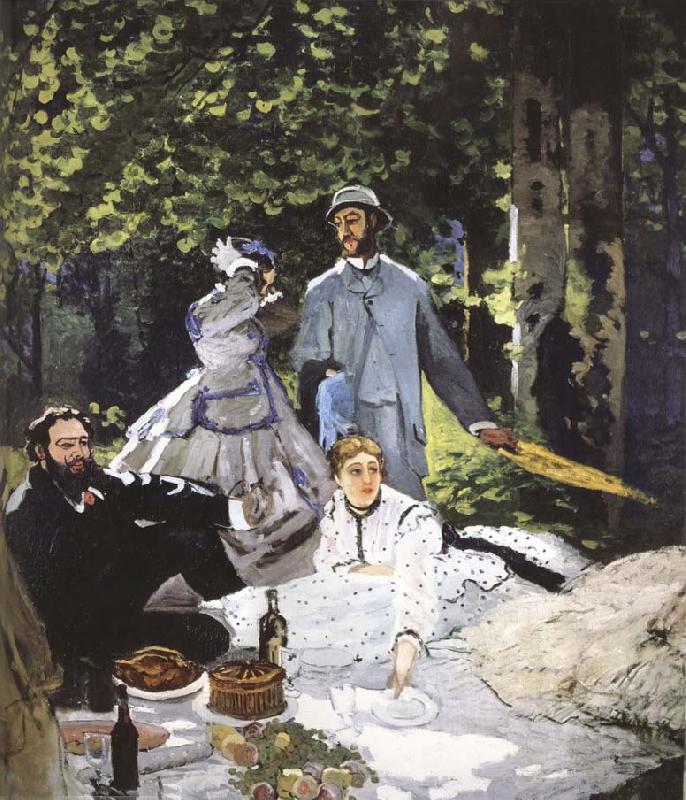 Claude Monet Luncheon on the Grass oil painting image
